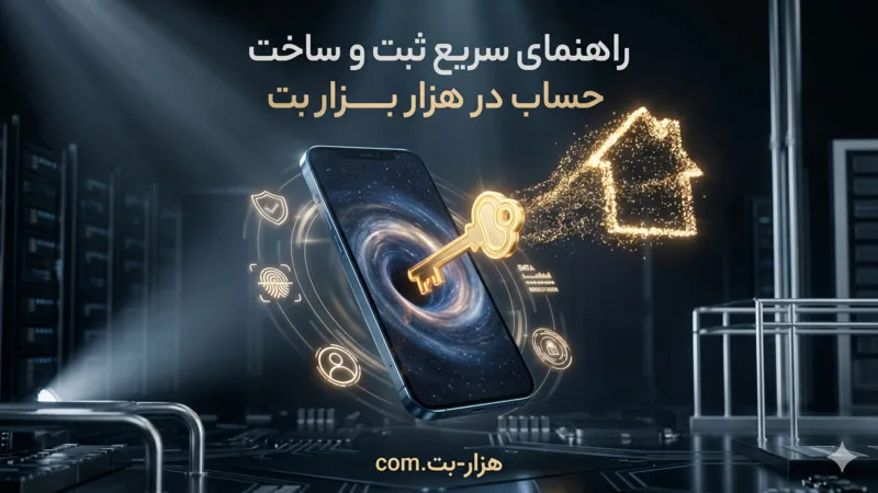 راهنمای سریع ثبت‌ نام و ساخت حساب در هزار بت